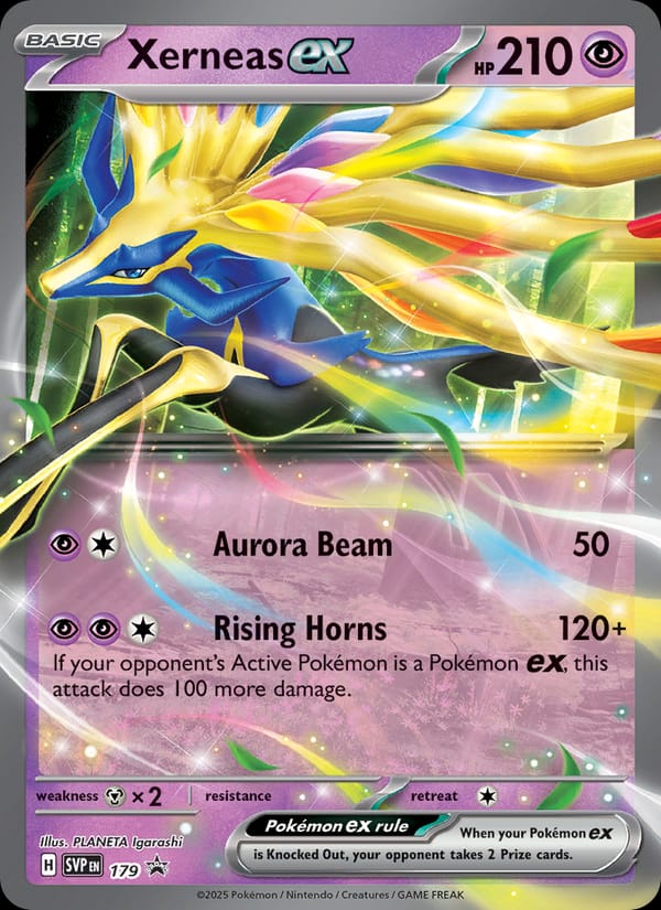 Xerneas ex #179, SVP Black Star Promos