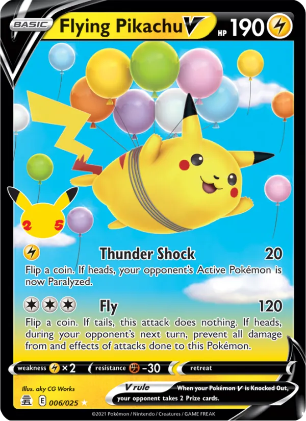 Flying Pikachu V 6 – Holo