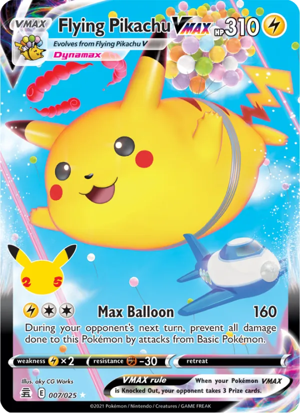 Flying Pikachu VMAX 7 – Holo
