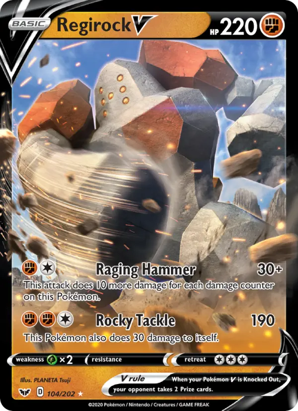 Regirock V 104 – Holo