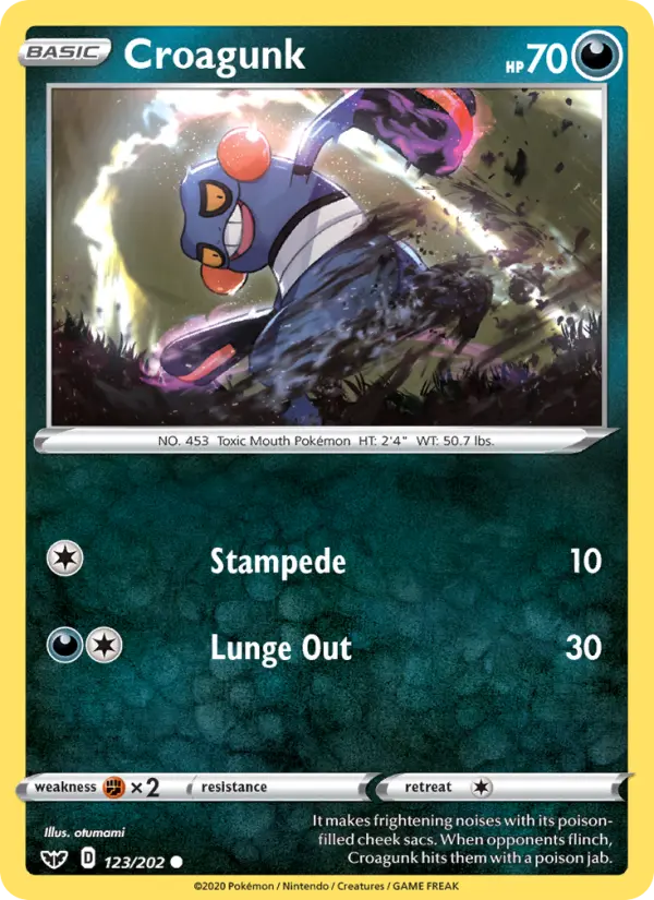 Croagunk 123 – Non-holo