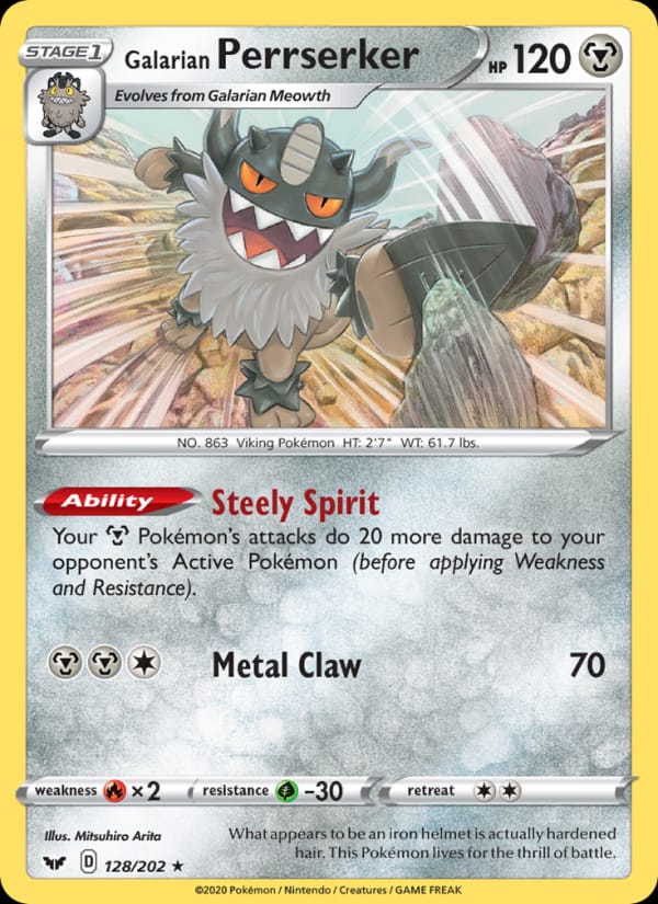 Galarian Perrserker 128/202