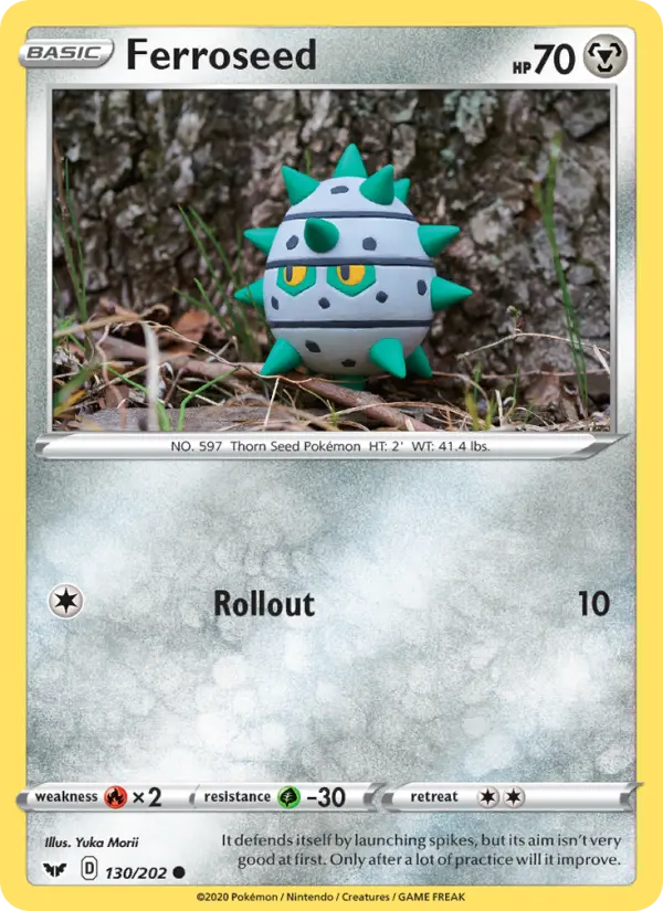 Ferroseed 130 – Non-holo