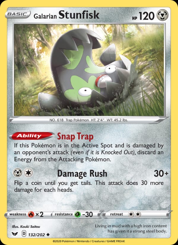 Galarian Stunfisk 132/202