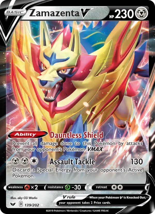 Zamazenta V 139 – Holo
