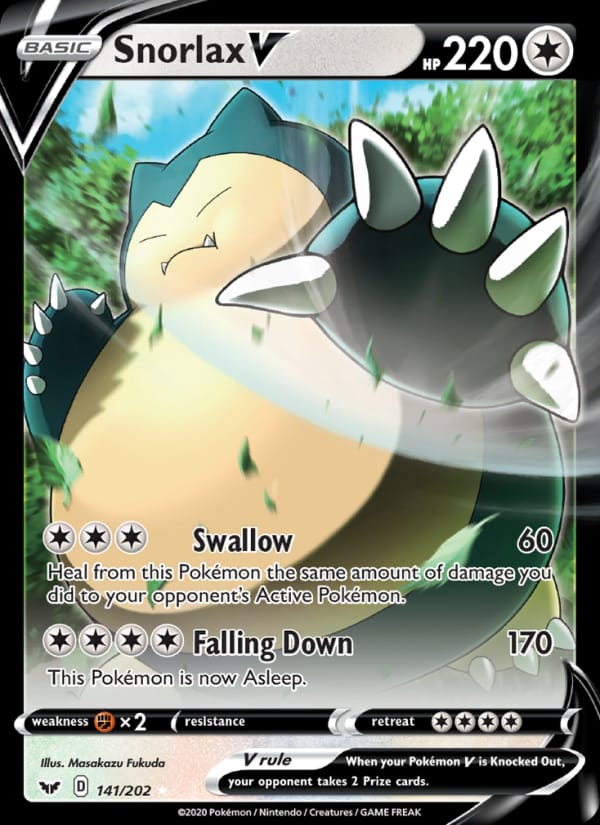 Snorlax V 141/202