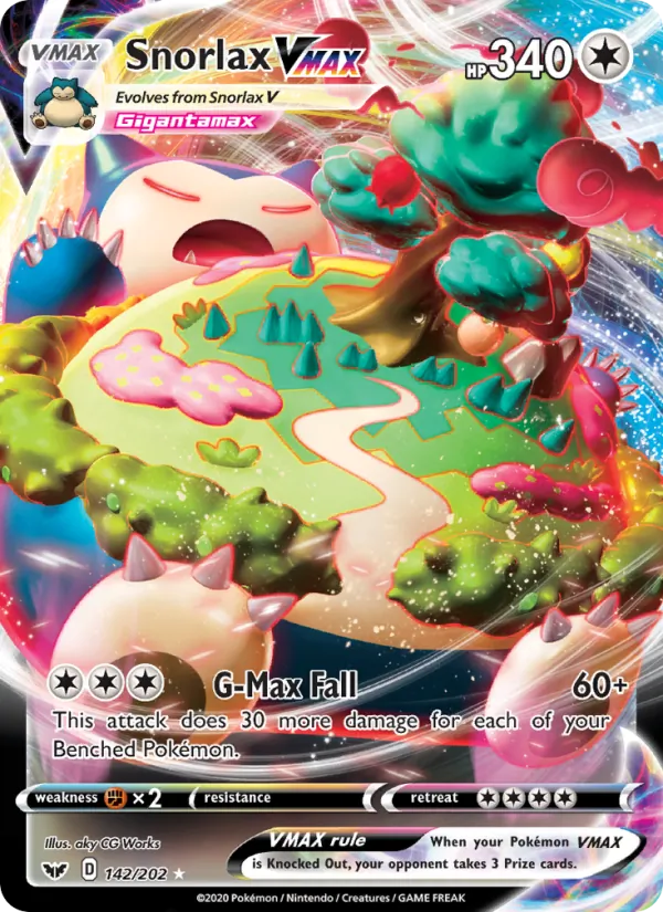 Snorlax VMAX 142 – Holo