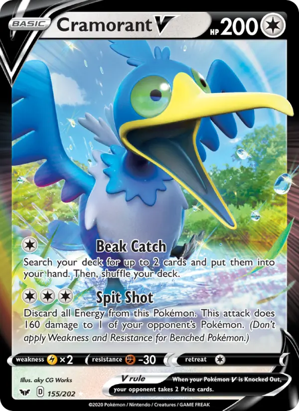 Cramorant V 155 – Holo