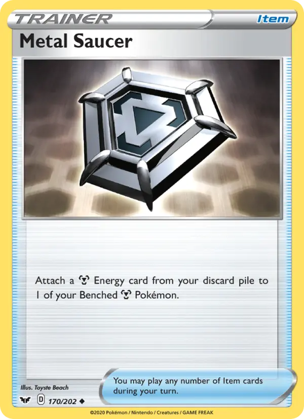 Metal Saucer 170 – Non-holo
