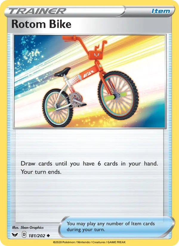 Rotom Bike 181 – Non-holo