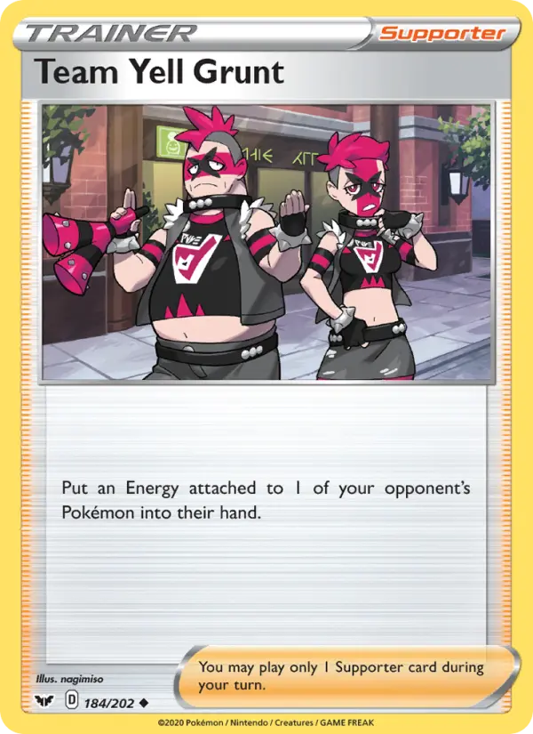 Team Yell Grunt 184 – Non-holo