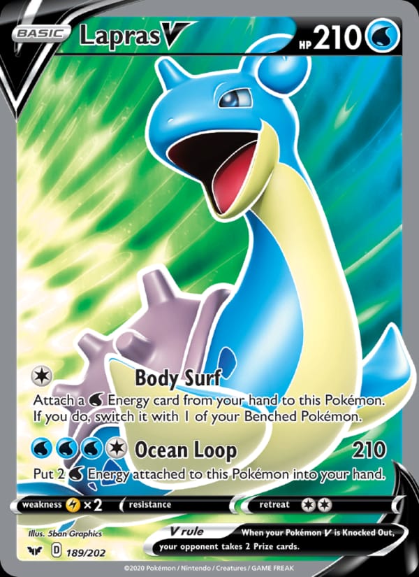 Lapras V 189/202