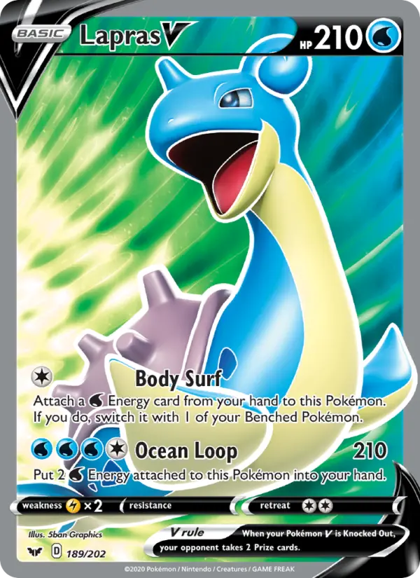 Lapras V 189 – Holo