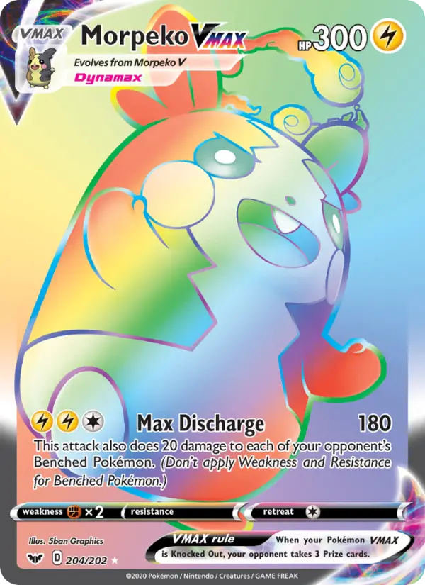 Morpeko VMAX 204 – Holo