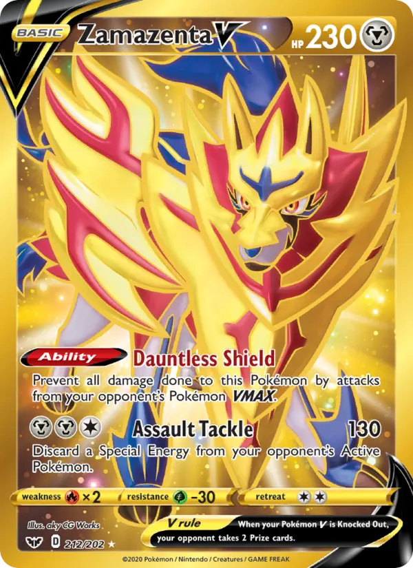 Zamazenta V 212 – Holo