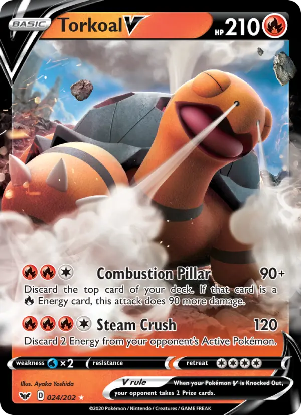Torkoal V 24 – Holo