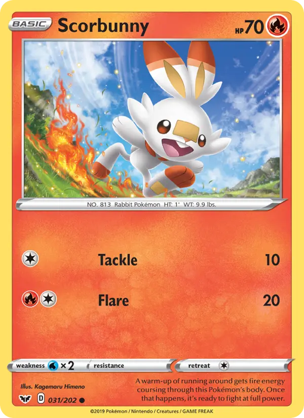 Scorbunny 31 – Non-holo