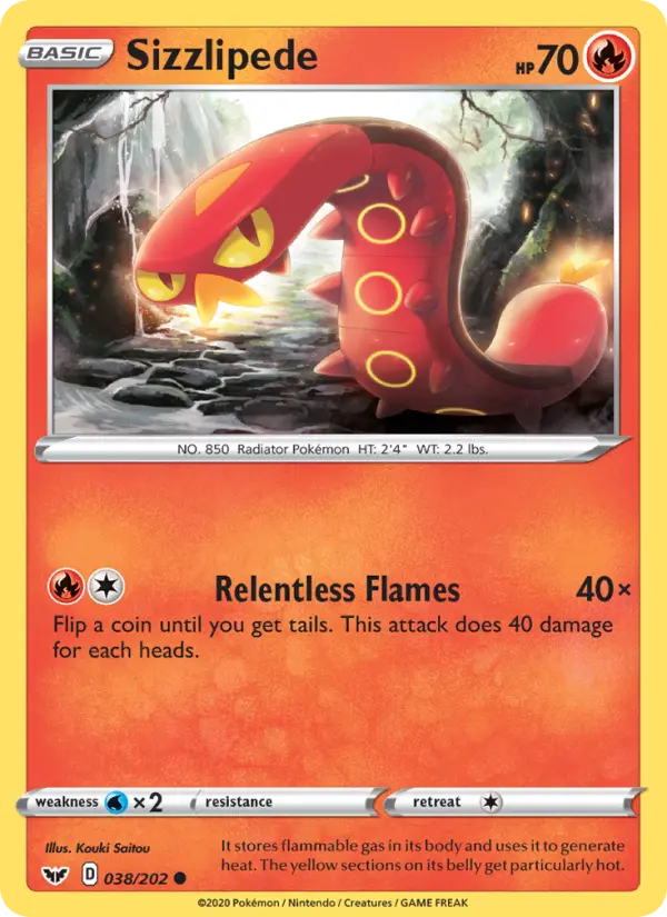 Sizzlipede 38 – Non-holo