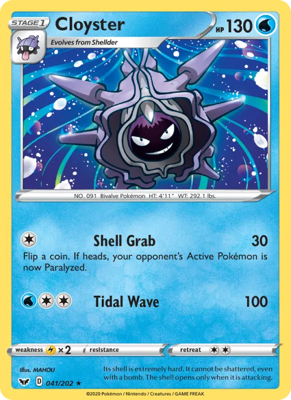 Cloyster 41 – Non-holo