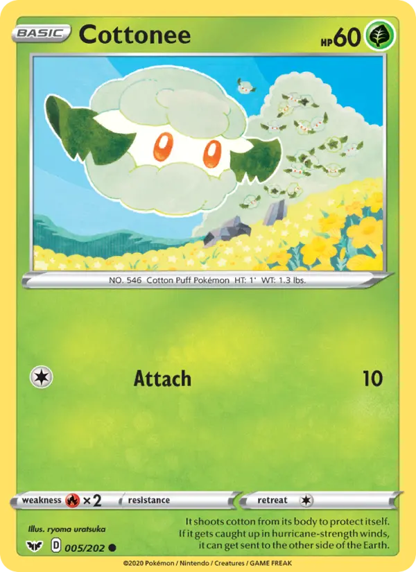 Cottonee 5 – Non-holo