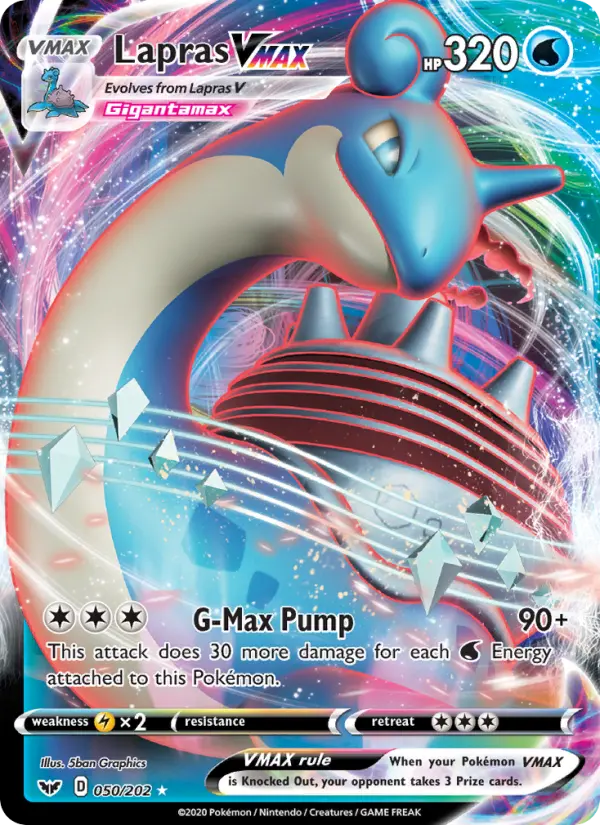 Lapras VMAX 50 – Holo