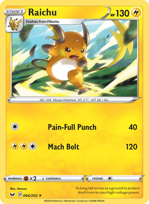 Raichu 66 – Non-holo