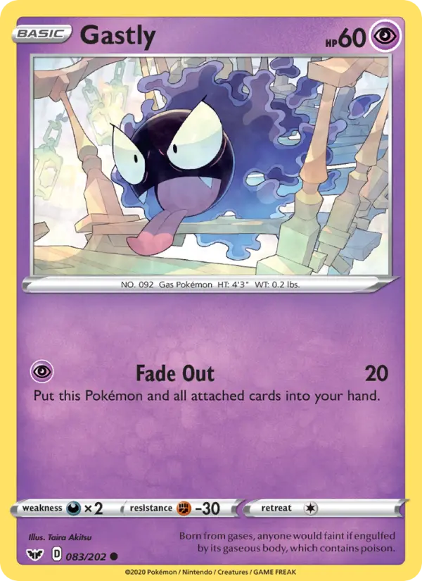 Gastly 83 – Non-holo