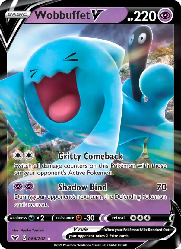 Wobbuffet V 86 – Holo