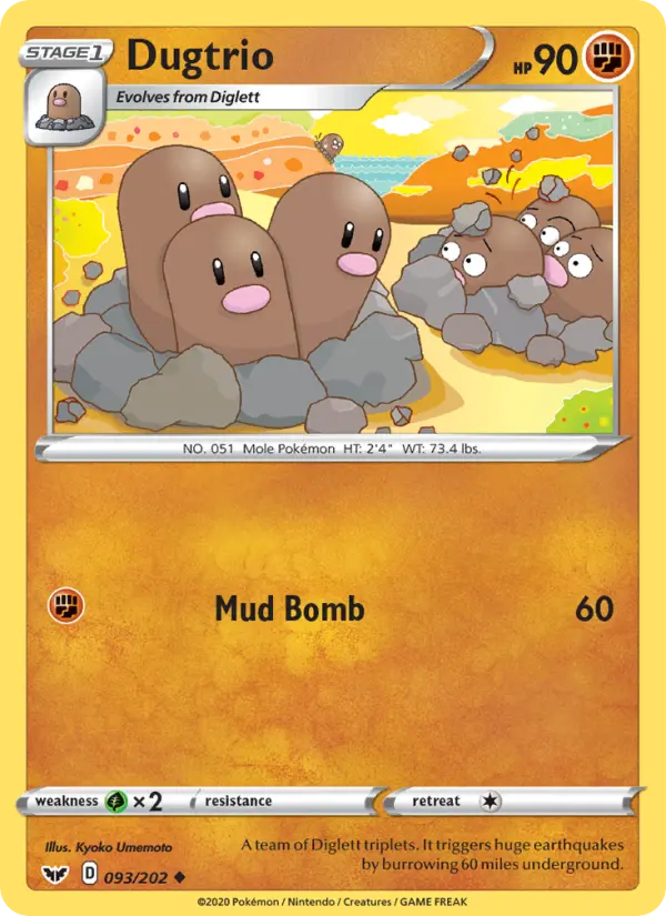 Dugtrio 93 – Non-holo