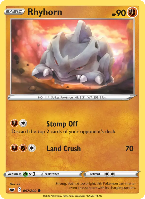 Rhyhorn 97 – Non-holo