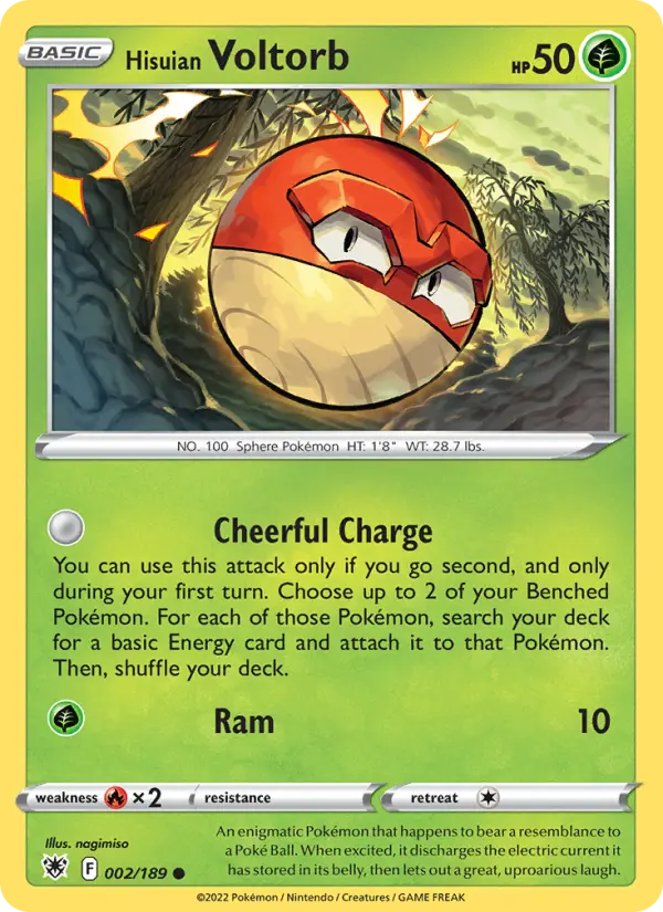 Hisuian Voltorb 002 – Non-holo