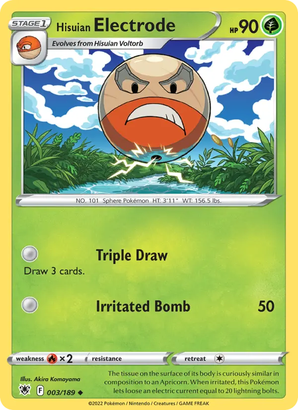 Hisuian Electrode 003 – Non-holo