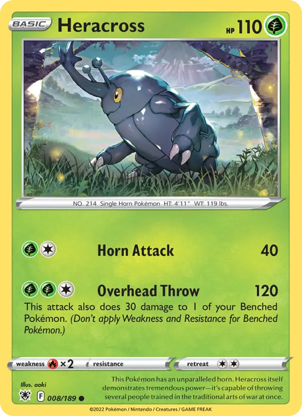 Heracross 008 – Non-holo