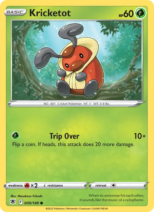 Kricketot 009 – Non-holo