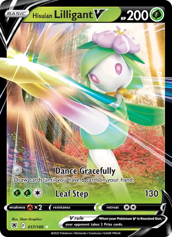 Hisuian Lilligant V 017 – Holo