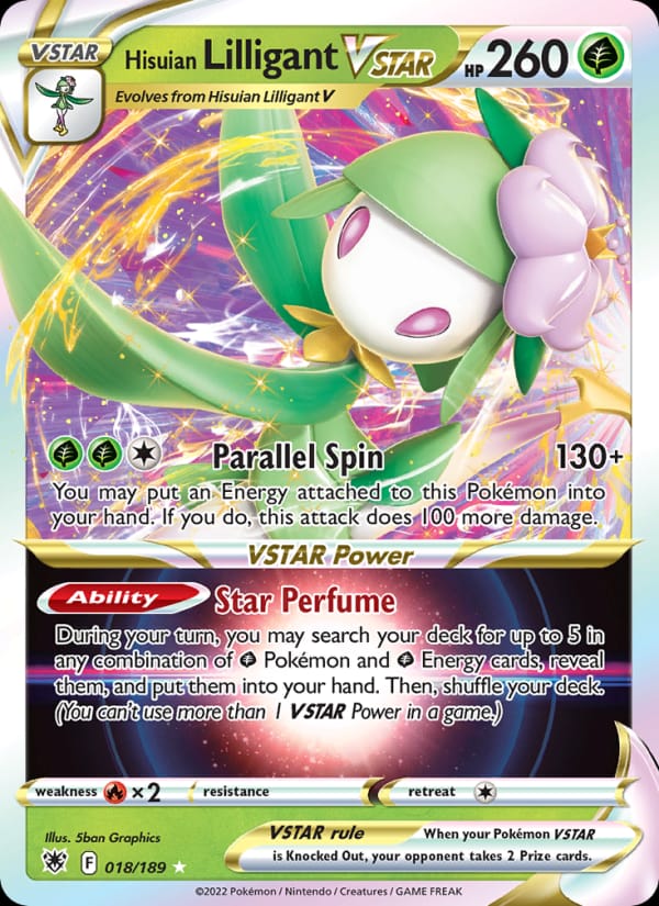 Hisuian Lilligant VSTAR 018/189