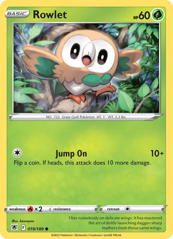 Rowlet 019 – Non-holo