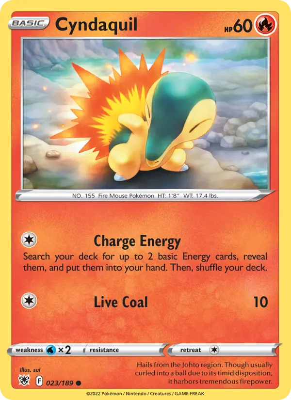 Cyndaquil 023 – Non-holo
