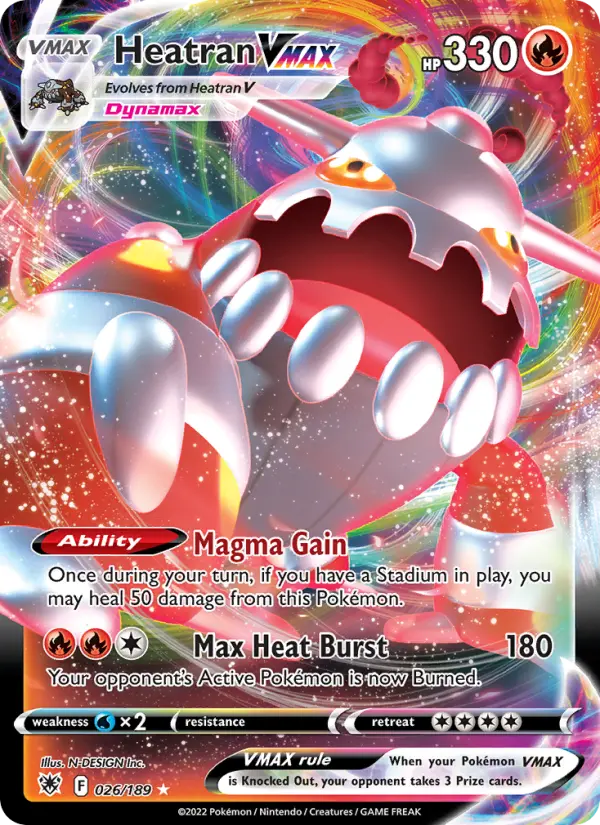 Heatran VMAX 026 – Holo