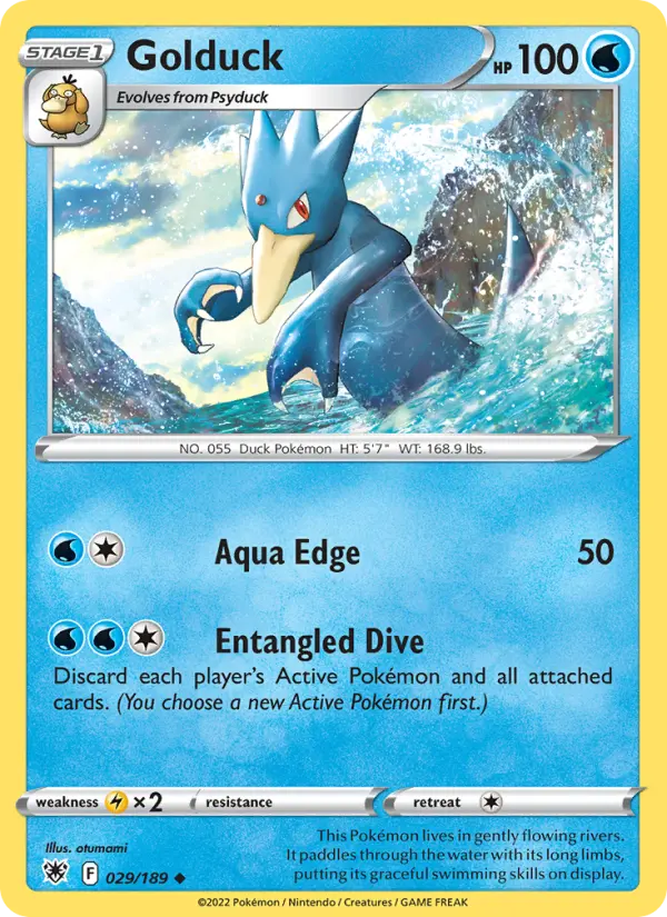 Golduck 029 – Non-holo
