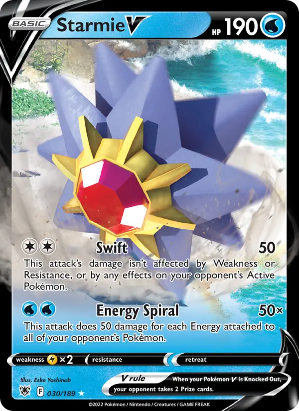 Starmie V 030 – Holo