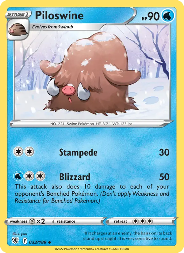 Piloswine 032 – Non-holo