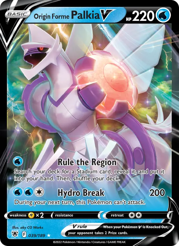 Origin Forme Palkia V 039 – Holo