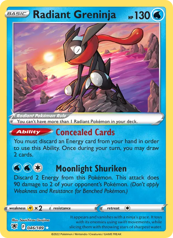 Radiant Greninja 046 – Holo