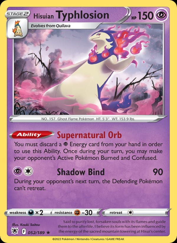 Hisuian Typhlosion 052/189