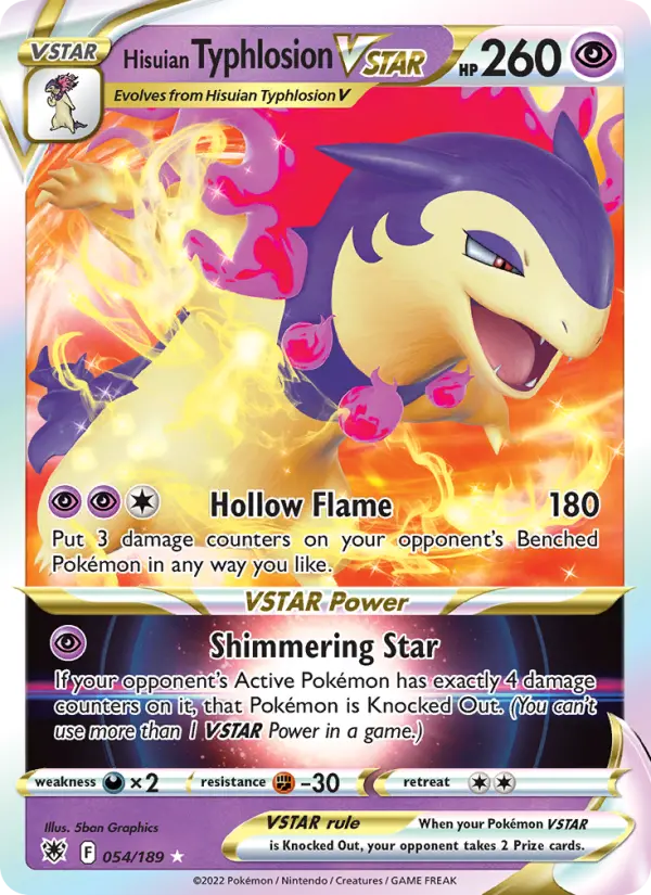 Hisuian Typhlosion VSTAR 054 – Holo