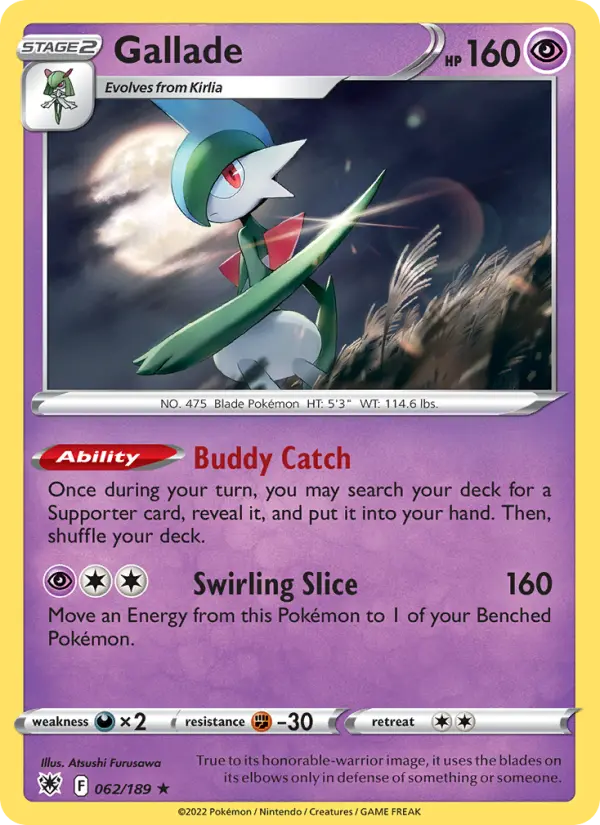Gallade 062 – Reverse Holo