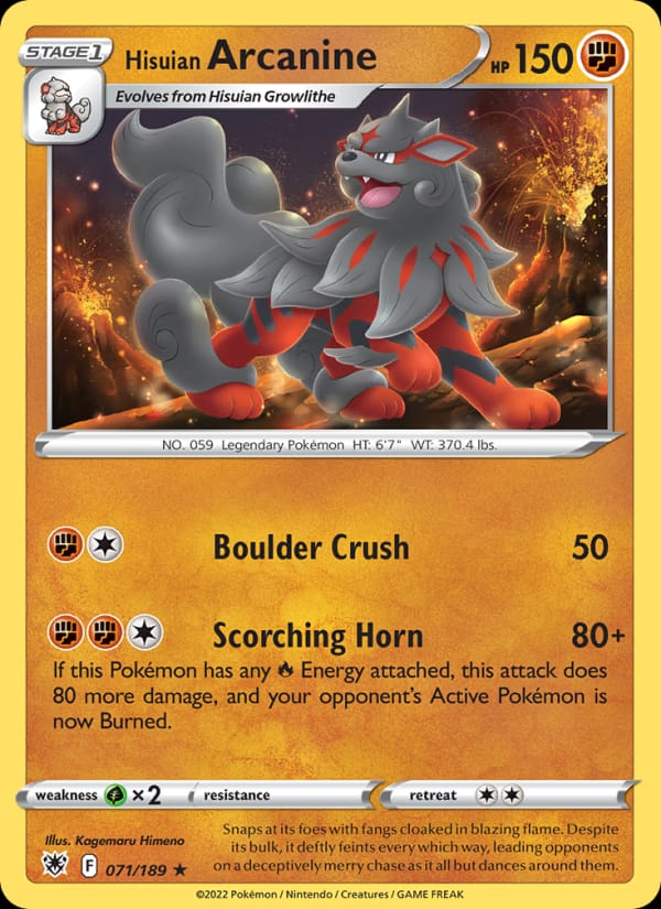 Hisuian Arcanine 071/189