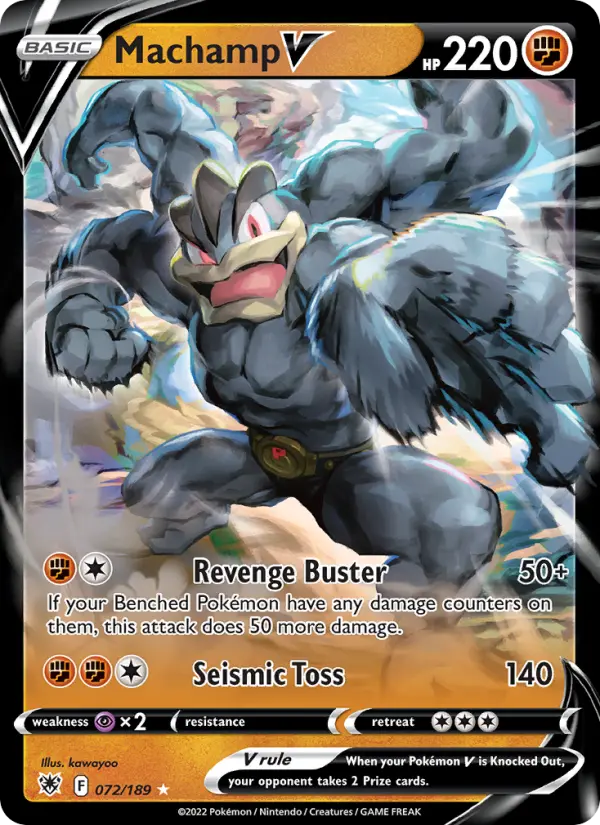 Machamp V 072 – Holo