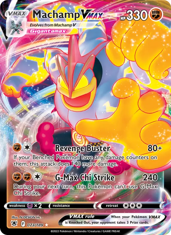 Machamp VMAX 073 – Holo